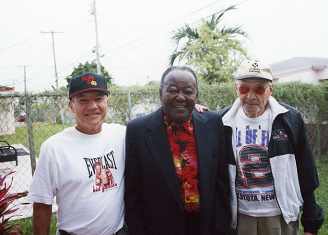 Ron Ross, Kid Gavilan, and Hank Kaplan
